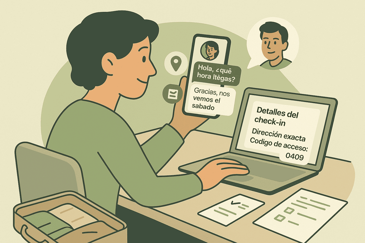 Comunicación con anfitriones